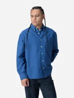 3Sixteen Big Oxford Shirt Wearing View