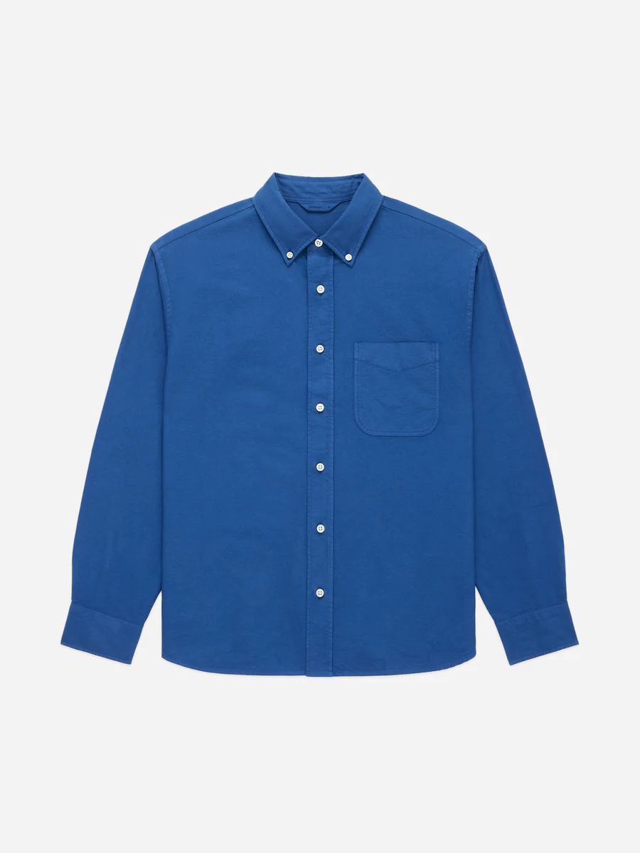 3Sixteen Big Oxford Shirt 3Sixteen Big Oxford Shirt Front Look