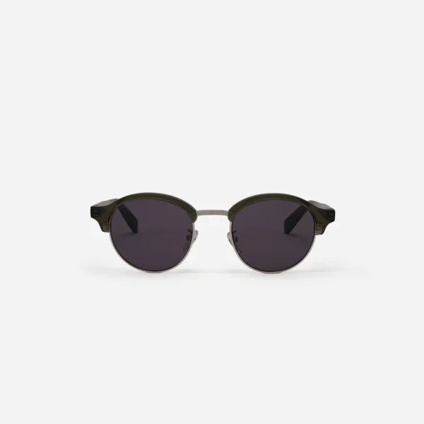3Sixteen Brow Line SP-03 Grey Lens Khaki Glasses Front Look