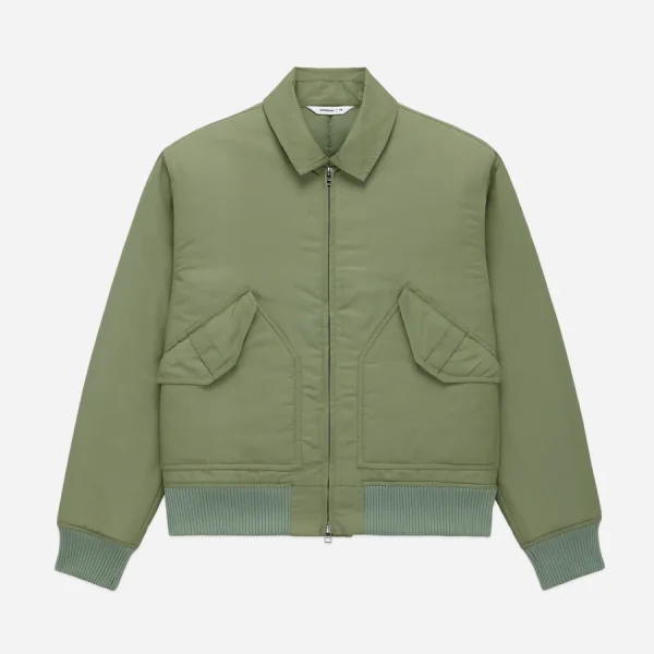 3Sixteen CWU Flight Jacket Sage Front Look