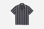 3Sixteen Cabana Black Ticking Stripe Shirt Front Look