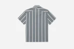 3Sixteen Cabana Grey Ticking Stripe T-Shirt Back Side