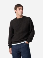 3Sixteen Cotton Crewneck Sweater Wearing View