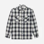 3Sixteen Crosscut Flannel Shirt Front Side