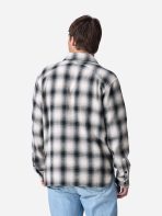 3Sixteen Crosscut Flannel Shirt Back Side