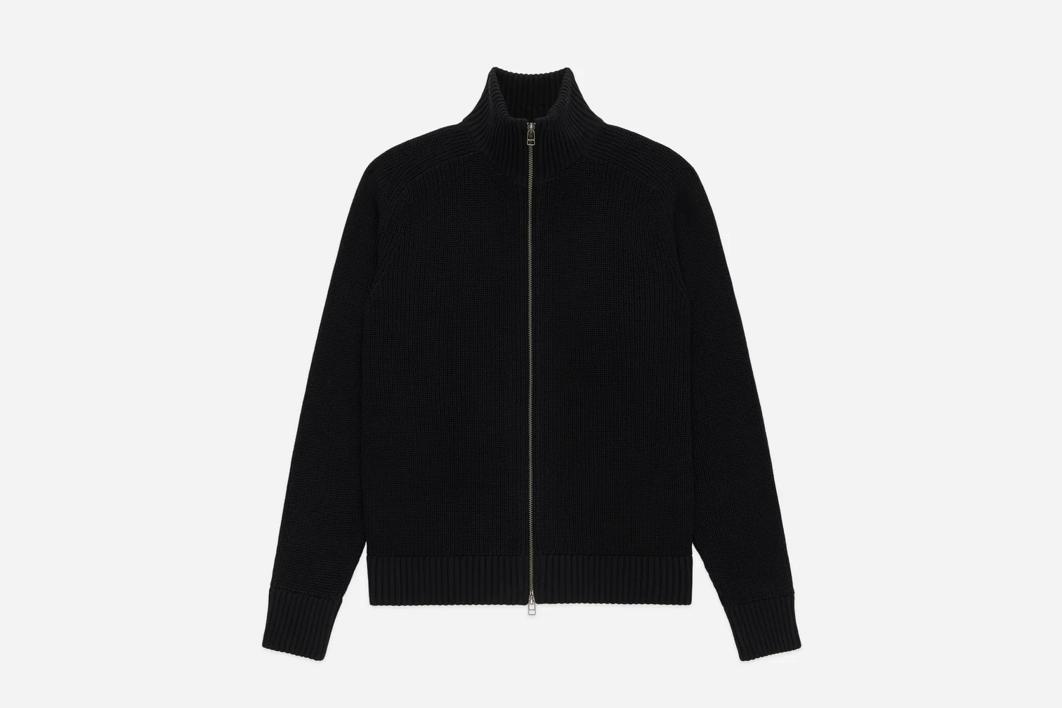 3Sixteen Driver Knit Zipper Sweater Front Look