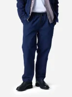 3Sixteen Easy Pant Navy Wearing View