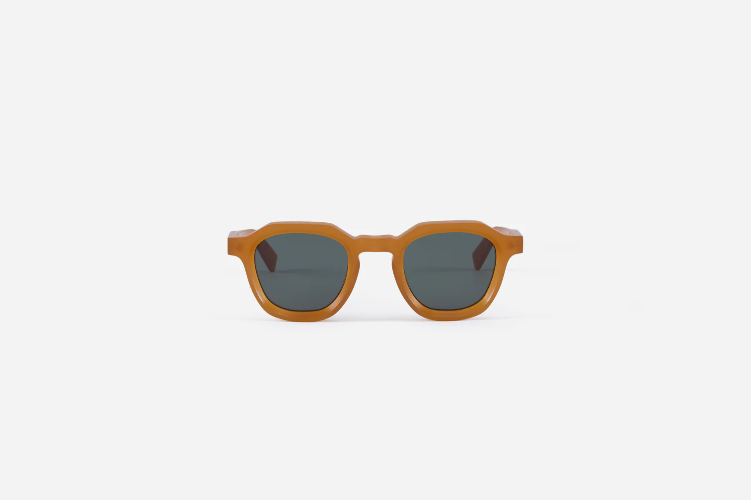 3Sixteen Geometric SP-05 Amber Glasses 3Sixteen Geometric SP-05 Amber Glasses front view handcrafted Italian acetate frame