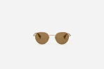 3Sixteen Gold Panto SP-04 Glasses Front Side