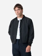 3Sixteen Loop Bomber Jacket Black Wearing View