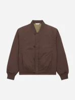 3Sixteen Loop Bomber Jacket Brown Front Side