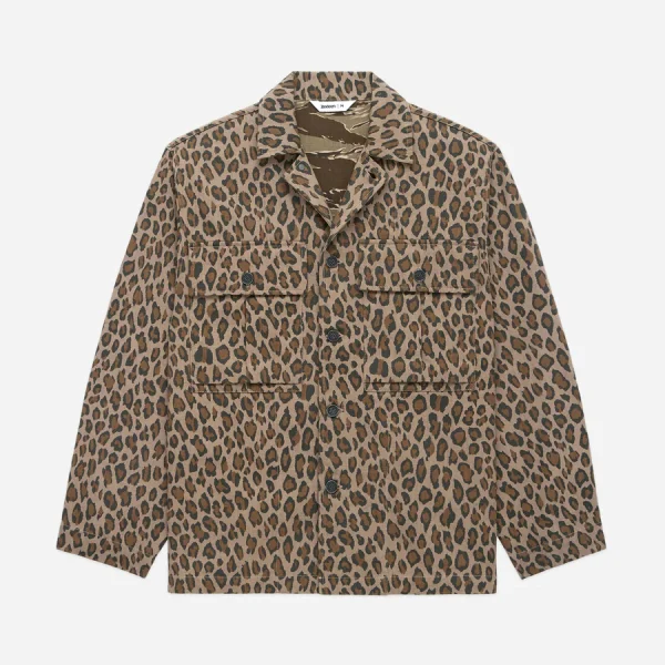 3Sixteen M43 Leopard Overshirt Front Side
