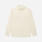 3Sixteen Mechanic Shirt Ivory Front look