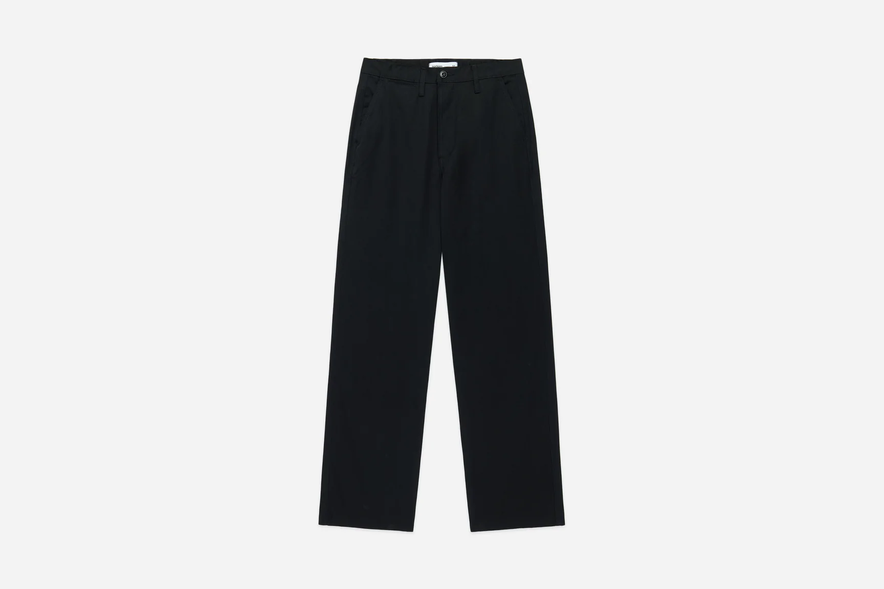 3Sixteen Officer Chino Black Twill Pants Front Side