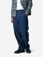 3Sixteen Officer Nep Denim Chino Pants Wearing View