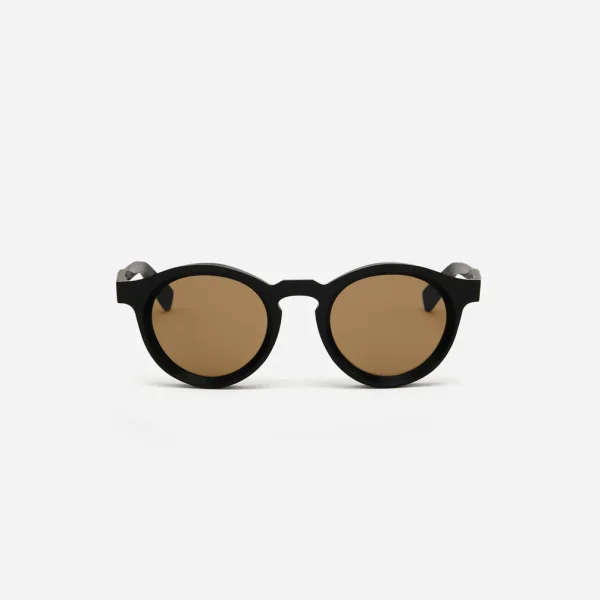 3Sixteen P3 Round SP-01 Black Glasses Front Side
