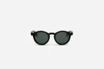 3Sixteen P3 Round SP-01 Green Lens Black Glasses Front Side