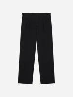 3Sixteen Safari Black Poplin Pant Front Look