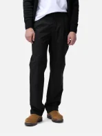 3Sixteen Safari Black Poplin Pant WEaring View
