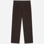 3Sixteen Safari Brown Poplin Pant Front Side