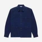 3Sixteen Shop Jacket Indigo Front Side