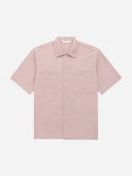 3Sixteen Short Sleeve Workshirt Dusty Pink Front Side