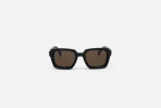 3Sixteen Square SP-02 Black Glasses Front Look