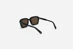 3Sixteen Square SP-02 Black Glasses Back Side