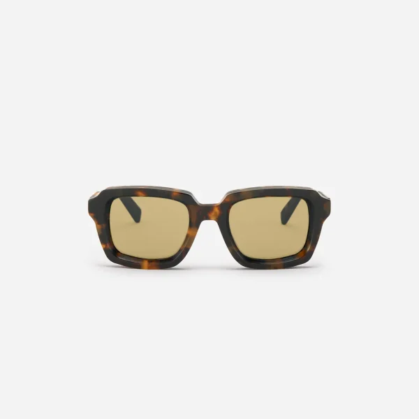 3Sixteen Square SP-02 Tortoise Glasses Front Side