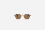3Sixteen Steel Panto SP-04 Antique Gold Glasses Front Look