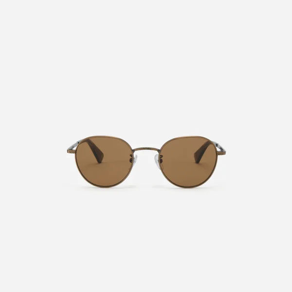 3Sixteen Steel Panto SP-04 Antique Gold Glasses Front Look