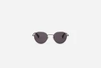 3Sixteen Steel Panto SP-04 Grey Lens Silver Glasses Front Look