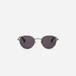 3Sixteen Steel Panto SP-04 Grey Lens Silver Glasses Front Look