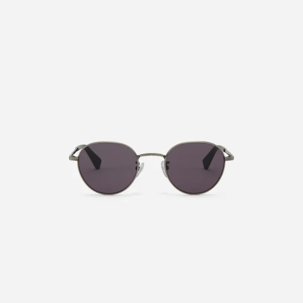 3Sixteen Steel Panto SP-04 Grey Lens Silver Glasses Front Look