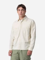 3Sixteen Utility Ecru Shirt Wearing View