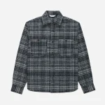 3Sixteen Utility Flannel Television Static Shirt Front Side
