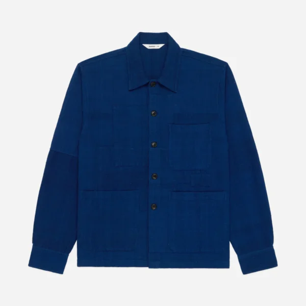 3sixteen Button Down Patch Work Shop Jacket Front Look