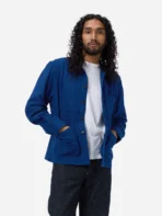 3sixteen Button Down Patch Work Shop Jacket Wearing View