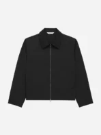 3sixteen Club Nylon Jacket Black Front Look