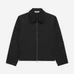 3sixteen Club Nylon Jacket Black Front Look