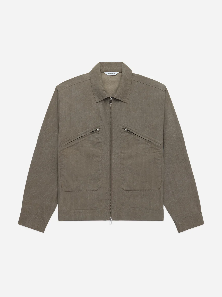 3sixteen Cycling Jacket Dune Front Look