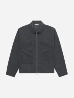3sixteen Cycling Jacket Graphite Front Look