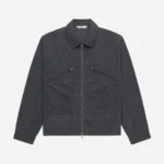 3sixteen Cycling Jacket Graphite Front Look