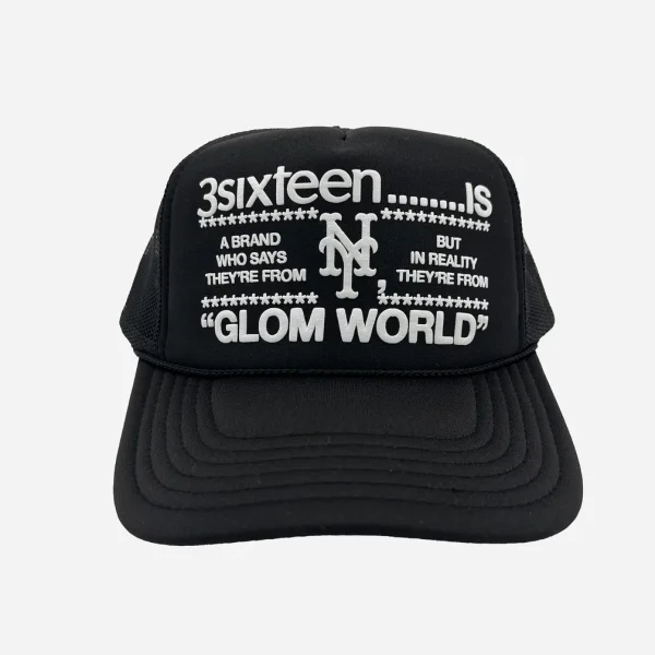 3sixteen "Glom World" Trucker Hat Front Side