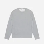 3sixteen Heavyweight Fleece Crewneck Grey Front Look