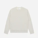 3sixteen Heavyweight Fleece Crewneck Oatmeal Front Look