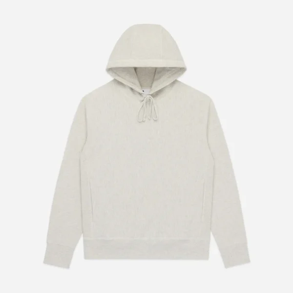 3sixteen Heavyweight Pullover Fleece Hoodie Oatmeal Front Side