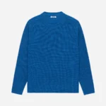 3sixteen Long Sleeve Knit T-Shirt Blue Front Side