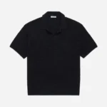 3sixteen Short Sleeve Knit Shirt Black Front Look