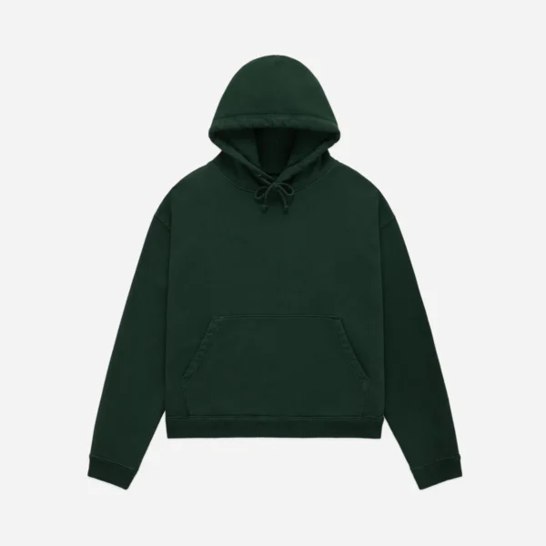 3sixteen Ultraweight Pullover Hoodie Green Front Side